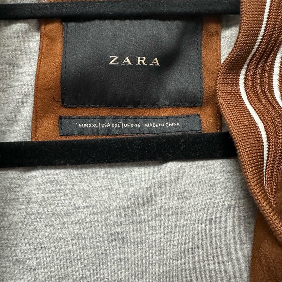 Zara Brown and Gray Jacket - Picture 3 of 9